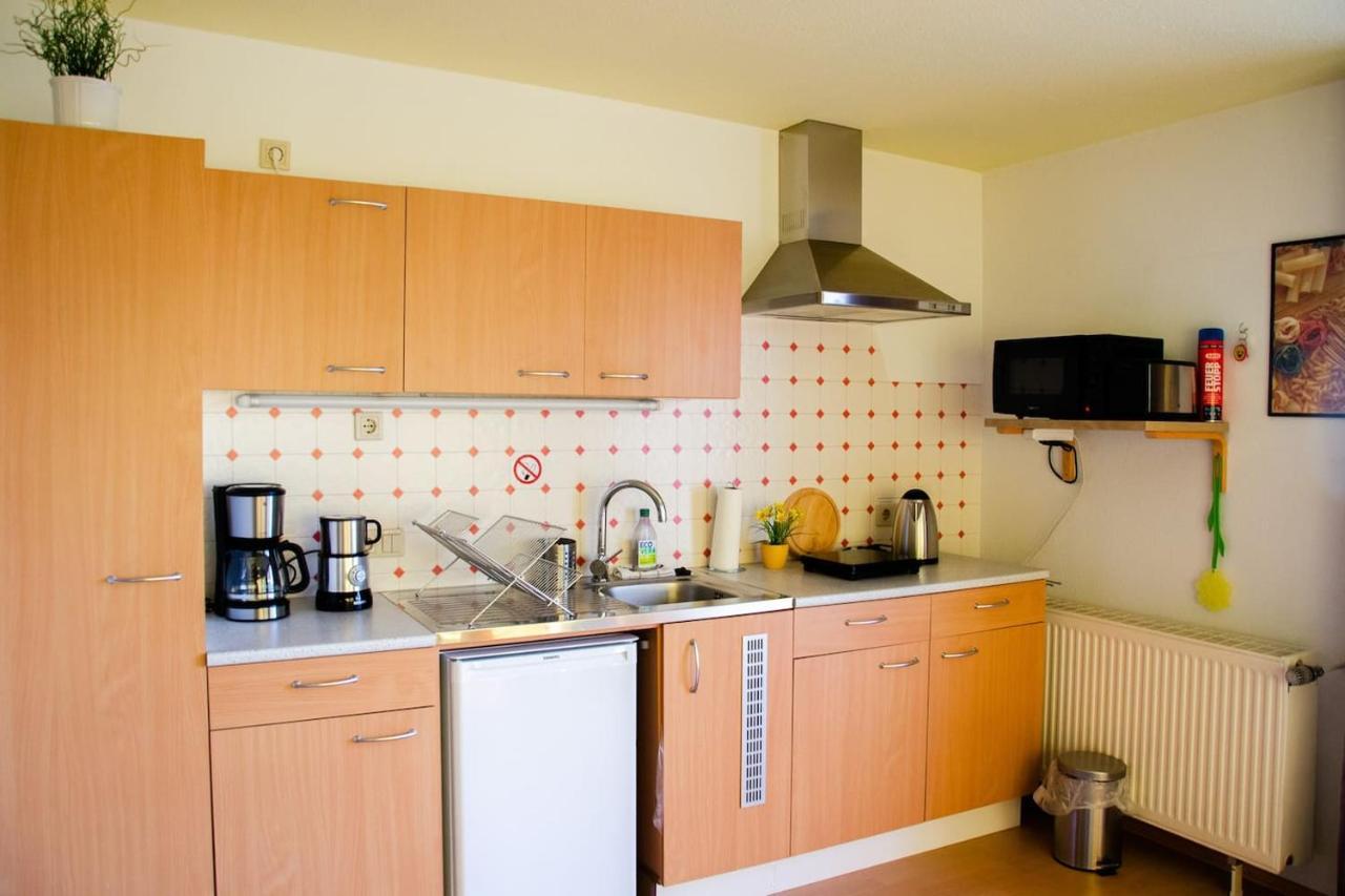 Ferienwohnung Weitblick-Loft Mit Terrasse Rostock Exterior foto