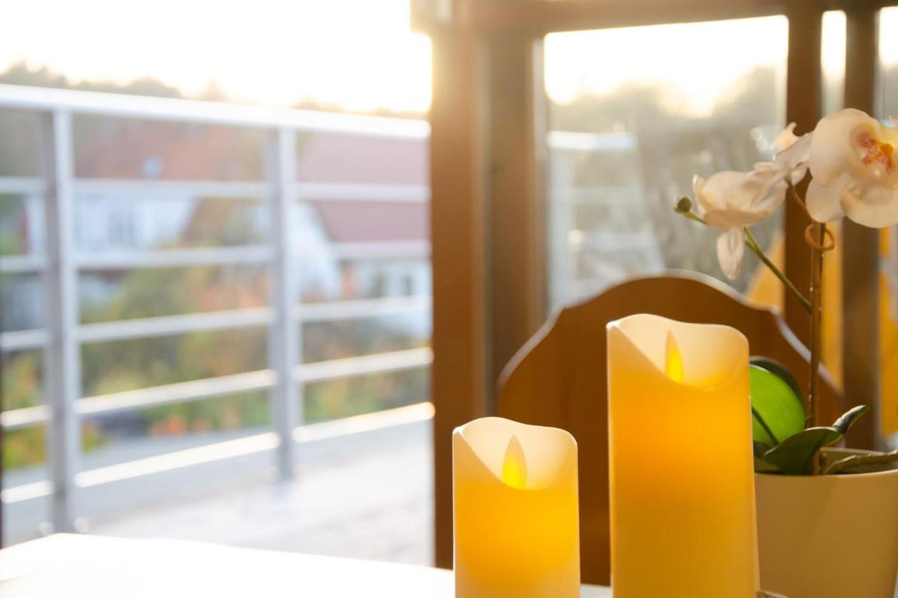 Ferienwohnung Weitblick-Loft Mit Terrasse Rostock Exterior foto